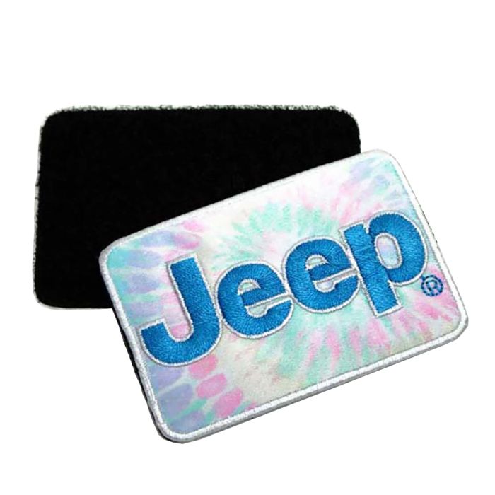 Patch - Jeep Tie-Dye Velcro Backing