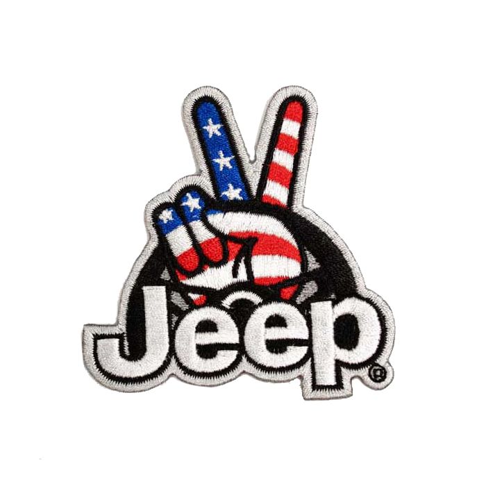 Patch - Jeep Wave USA Heat Seal Backing