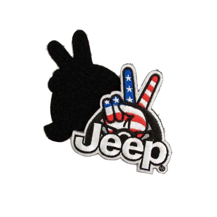 Patch - Jeep Wave USA Velcro Backing