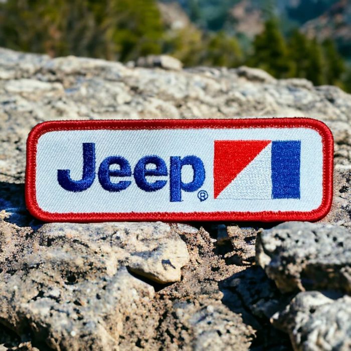 Patch - Jeep 1970-1987 Logo Heat Seal Backing