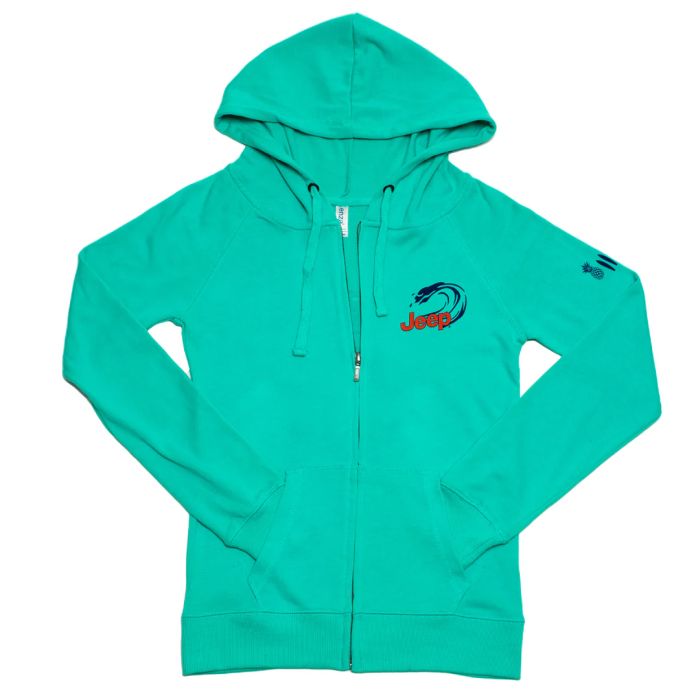 Ladies Jeep Beachin' Good Time Zip-Hoodie Small