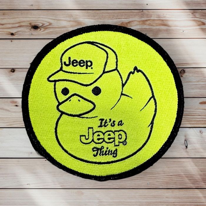 Patch - Jeep Duck - It's A Jeep Thing Heat Seal Backing