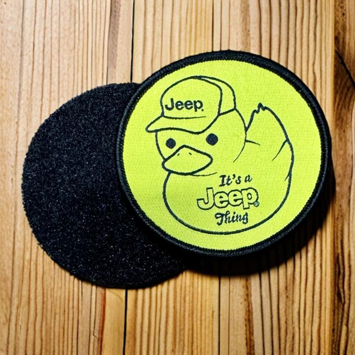 Patch - Jeep Duck - It's A Jeep Thing Two Piece Velcro Backing