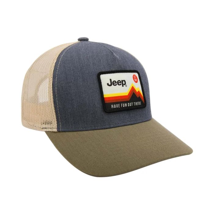 Jeep Merchandise  Jeep Have Fun Out There Trucker Patch Hat 
