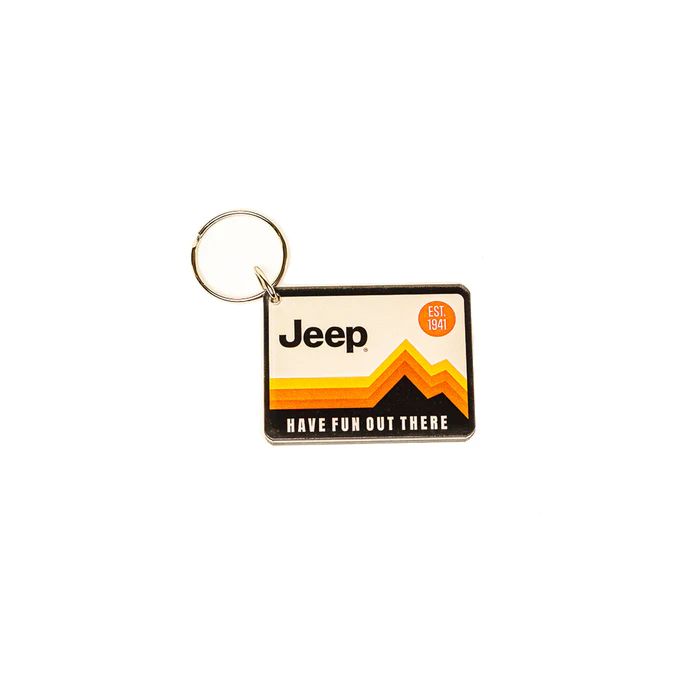 Jeep Merchandise  Jeep Logo Acrylic Keychain 