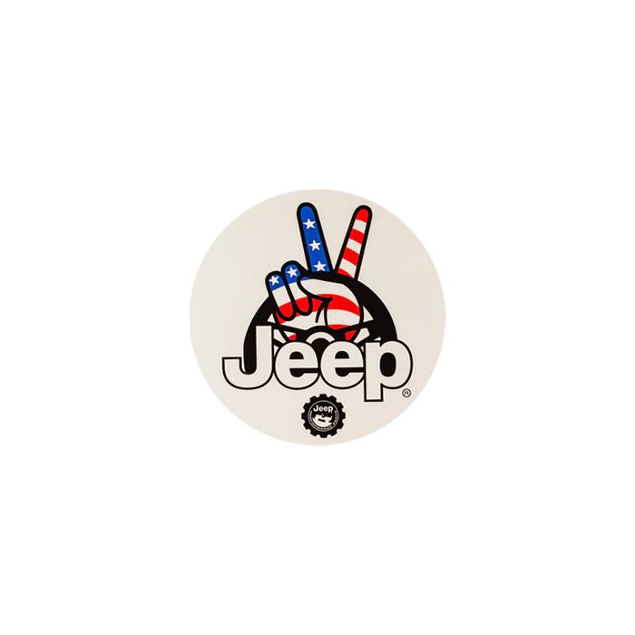 Jeep Merchandise  4" Jeep Logo Circle Jeep Sticker 