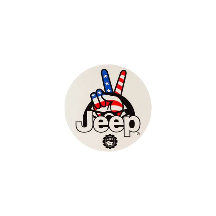 Jeep Merchandise  4" Jeep Logo Circle Jeep Sticker 