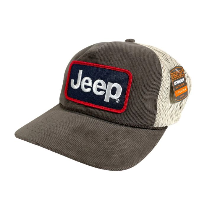 Jeep Merchandise HAT-RichTroutBwnSnd Jeep Richardson Troutdale Patch Brown/Sand Hat 