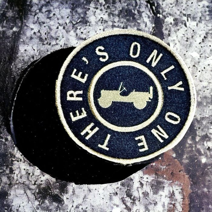 Patch - Jeep Willy's There's Only One Two Piece Velcro Backing
