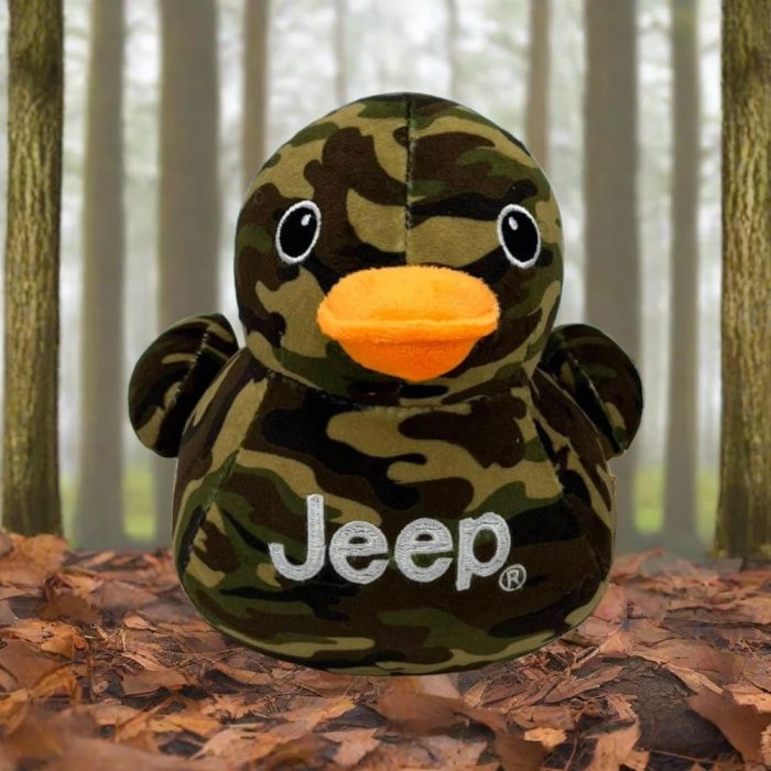 Jeep Duck Plush Woodland Camo