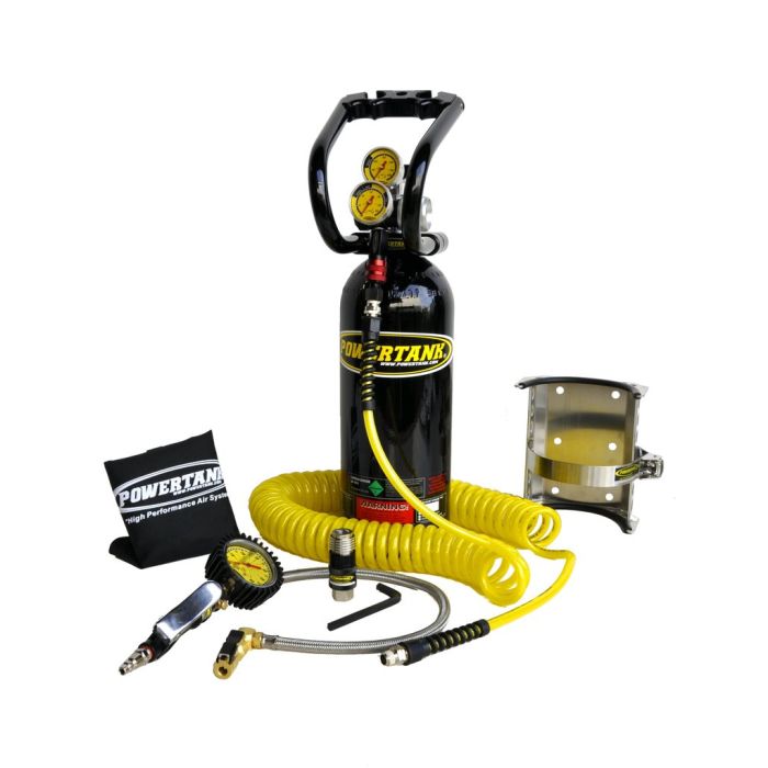 5LB CO2 TANK PACKAGE B 250PSI BLACK