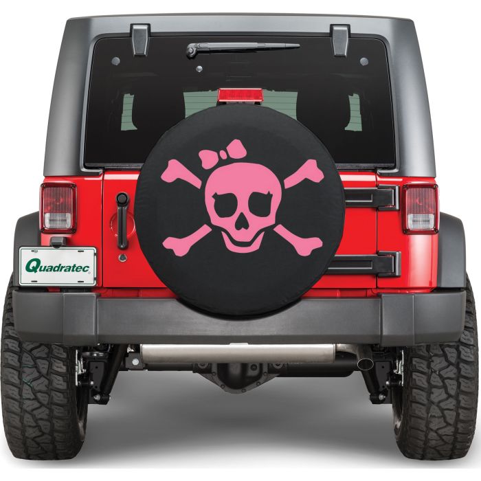 Quadratec  Pirate Girl Tire Cover in Pink 