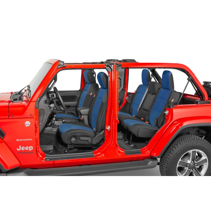 DIVER DOWN NEO SEAT COVER BLUE JLU W/ RR ARMREST