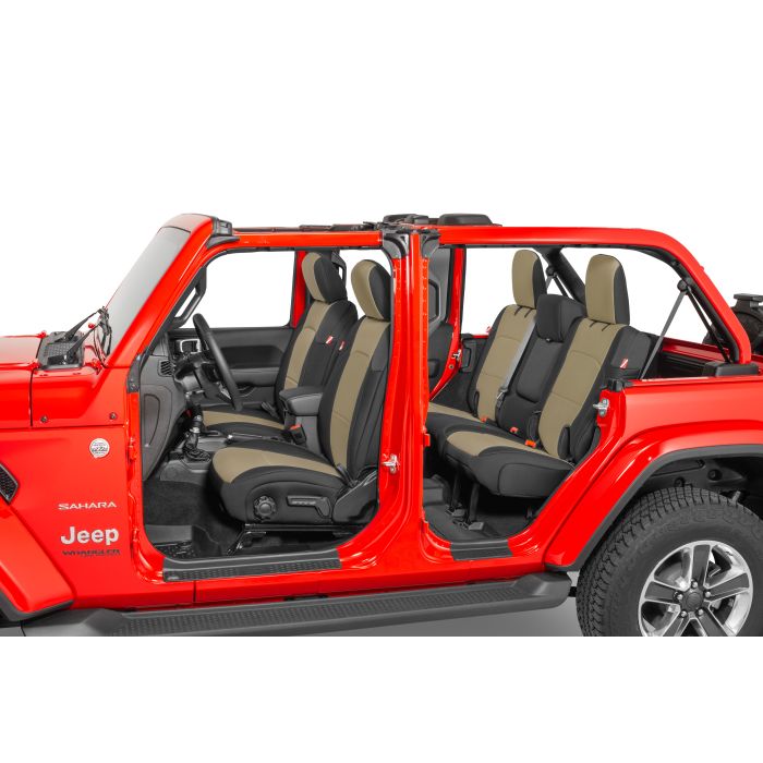 DIVER DOWN NEO SEAT COVER TAN JLU W/ RR ARMREST w/Console Cover