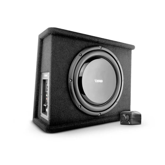 DS18 SB12A 12 Loaded Amplified Shallow Subwoofer Enclosure 350 Watts Rms 