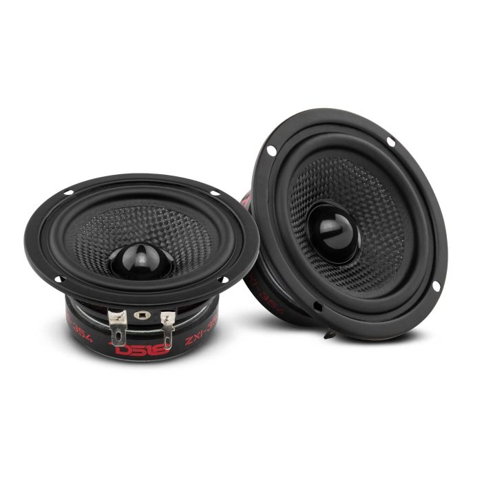 DS18 ZXI-354 ZXI 3.5" Full-Range Speakers with Kevlar Cone | 40 Watts RMS 4-Ohm 
