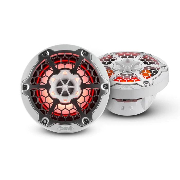 DS18  Hydro 2-Way Marine Water Resistant Speakers with Integrated RGB LED Lights 