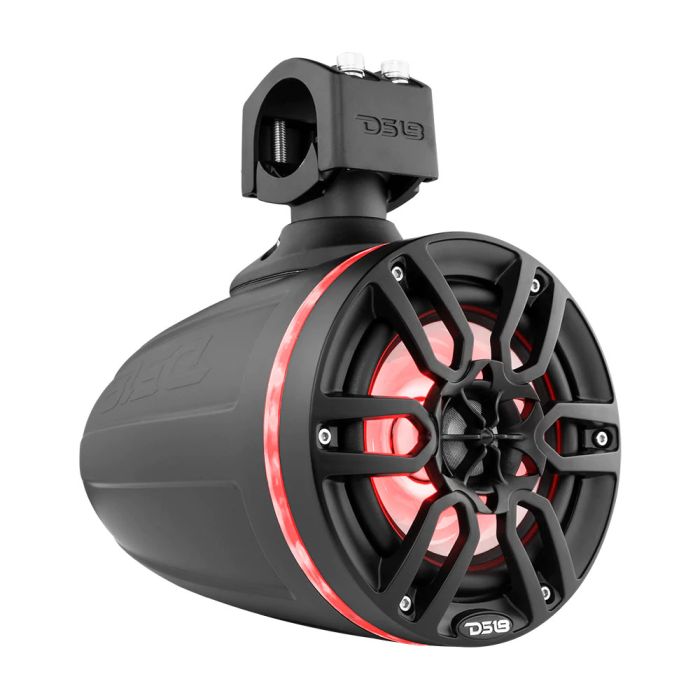 DS18  Hydro Marine Water Resistant Tower Speakers with Integrated RGB LED Lights 