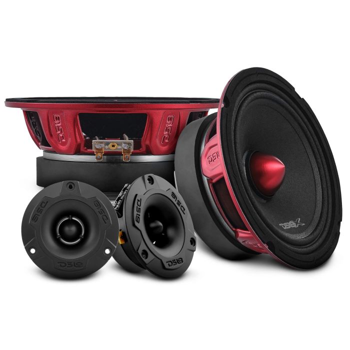 DS18 PRO-X6.4BMPK Pro Audio Loudspeakers Package - 6.5" Speakers + Tweeters 