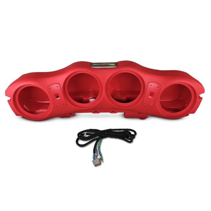 Jeep JL/JLU JT, 2024, Overhead Bar Enclosure 4 x 8" - Red