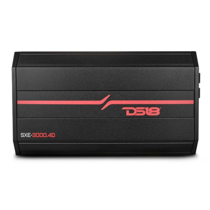 DS18 SXE-3000.4D/BK SXE Class D 4-Channel Amplifier 4 x 200 Rms at 4-Ohm 3000 Watts 