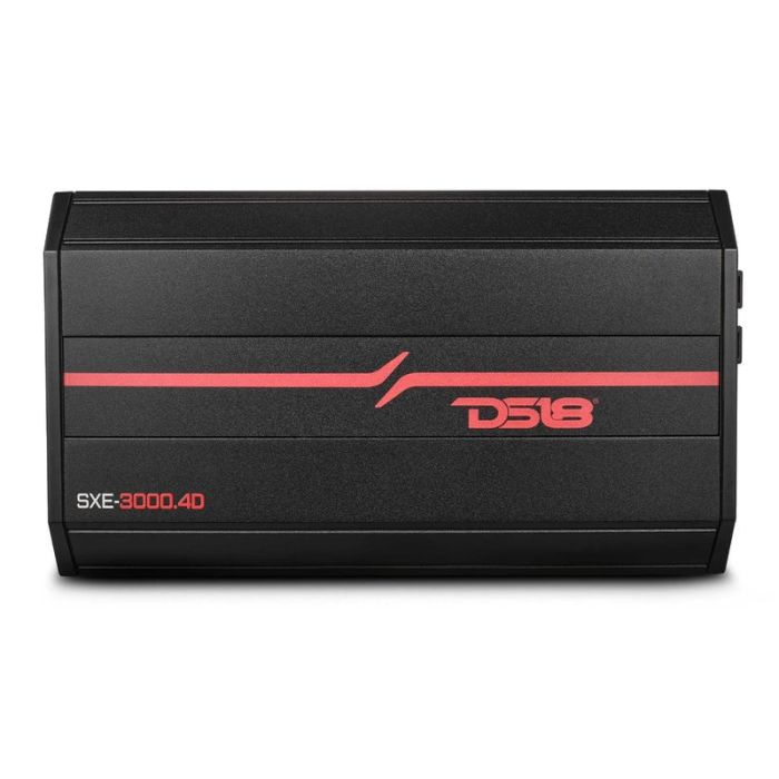 DS18 SXE-3000.4D/BK SXE Class D 4-Channel Amplifier 4 x 200 Rms at 4-Ohm 3000 Watts 