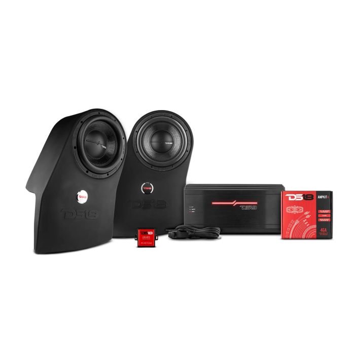 DS18 JL-SUBPK/LR Wheel Well Subwoofer Enclosure Package for 18-26 Jeep Wrangler JL Unlimited 4-Door