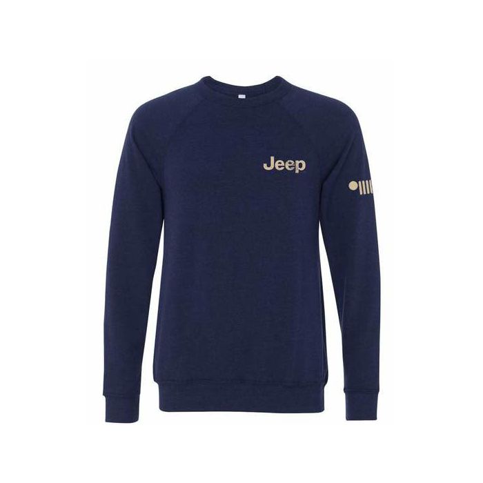 Jeep Merchandise  Mens Freedom to Roam Sweatshirt in Navy 