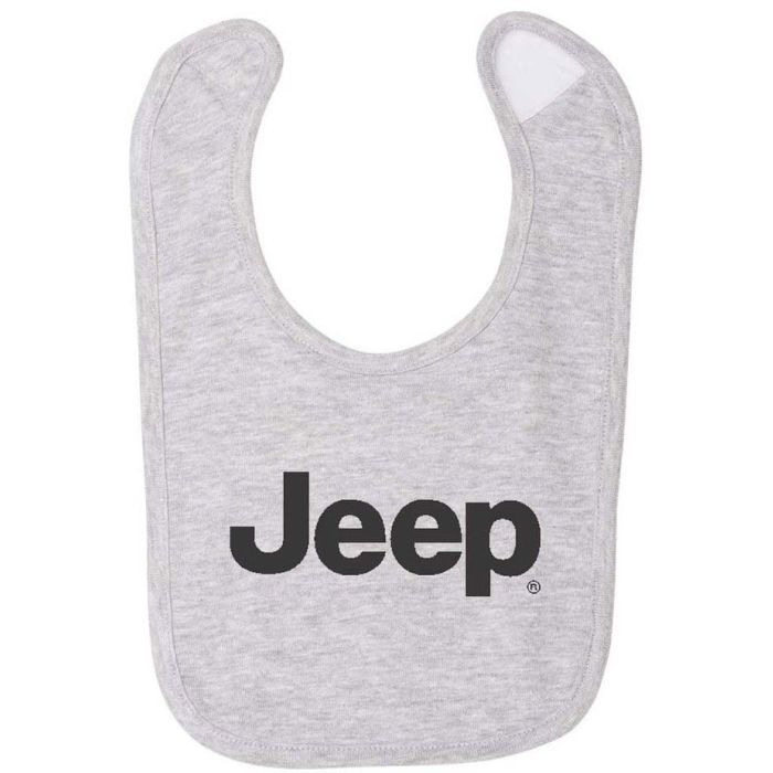 JEEP BABY BIB GREY