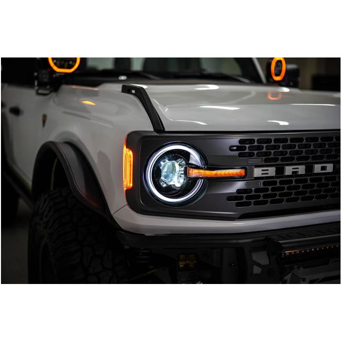 DV8 Offroad HLCBR-01 Black Headlights for 21-26 Ford Bronco