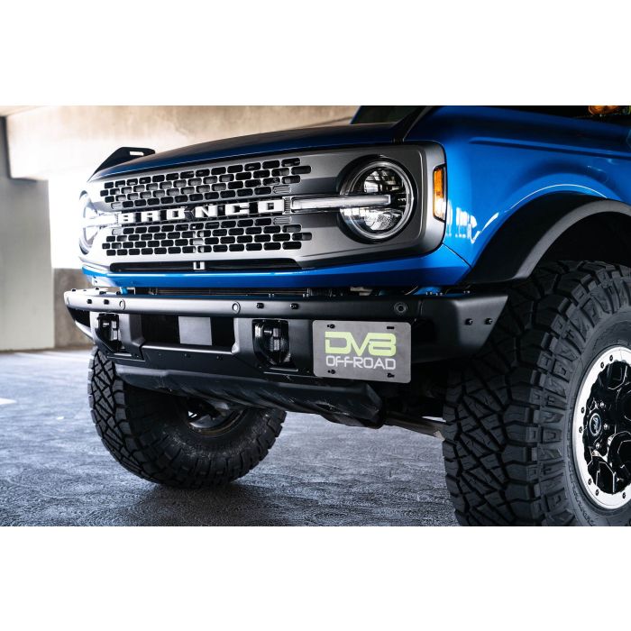 DV8 Offroad LPBR-02 Front Bumper License Plate Relocation Bracket for 21-26 Ford Bronco