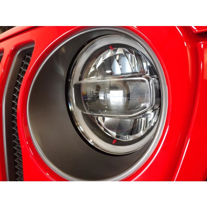 DV8 Offroad HLCJL-01 LED Headlight Pair for 18-21 Jeep Wrangler JL & Gladiator JT