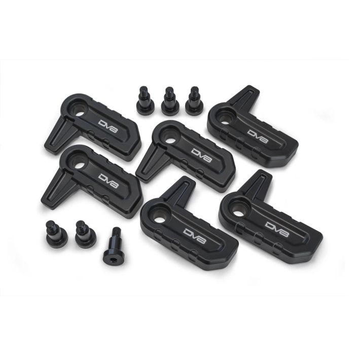 DV8 Offroad HTJL-H Hardtop Billet T-Handles for 18-20 Jeep Wrangler JL