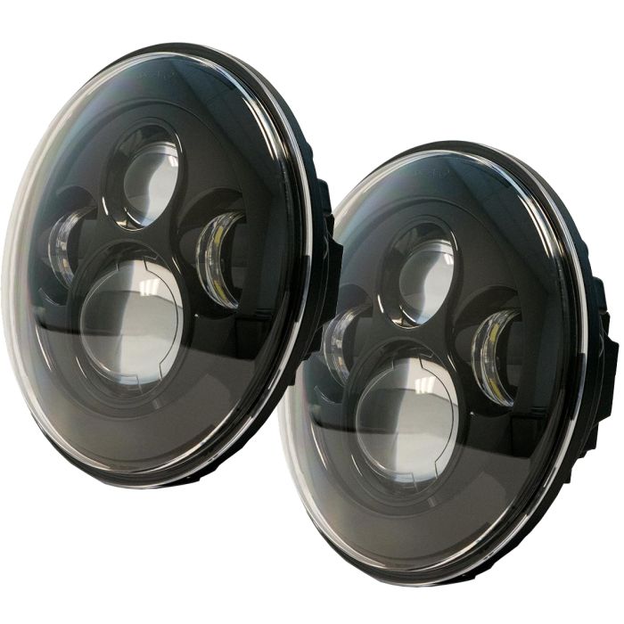 DV8 Offroad HL7JK-01 LED Projector Headlights for 07-18 Jeep Wrangler JK