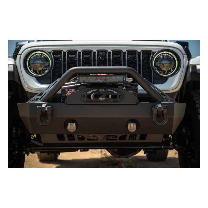 DV8 Offroad FBJL-05 FS-15 Series Front Bumper for 07-26 Jeep Wrangler JK, JL, & Gladiator JT 