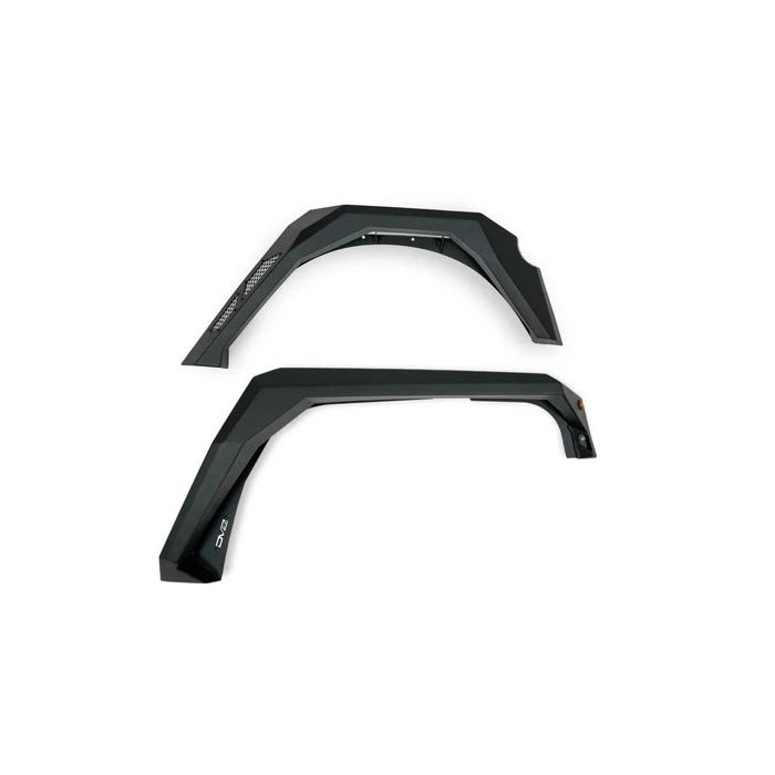 DV8 Offroad FDJK-09 Armor Fender Flares Front & Rear  for 07-18 Jeep Wrangler JK