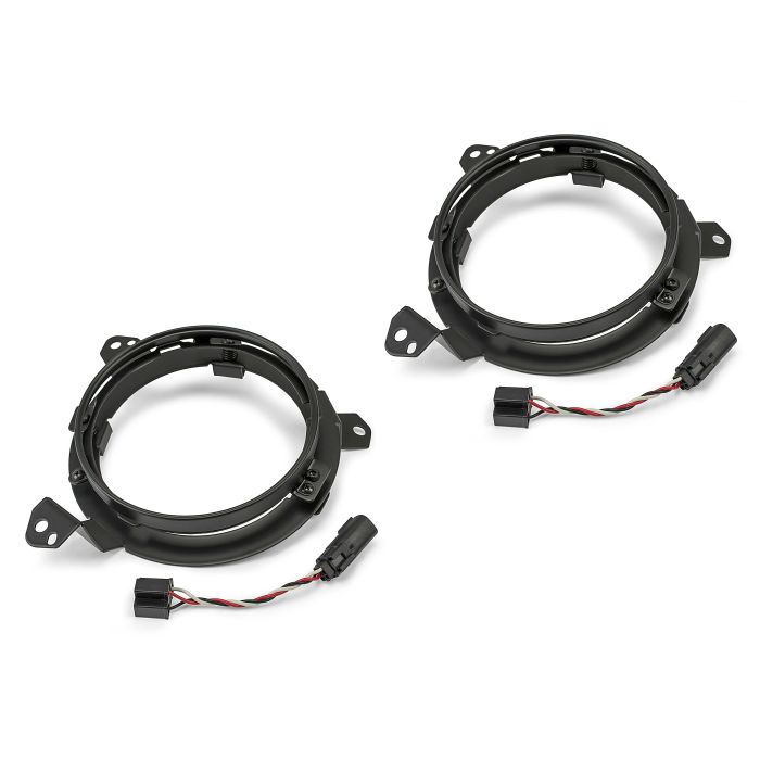 DV8 Offroad BCABJL-01 Headlight Adapter Kit for 18-19 Jeep Wrangler JL & 2020 Gladiator JT