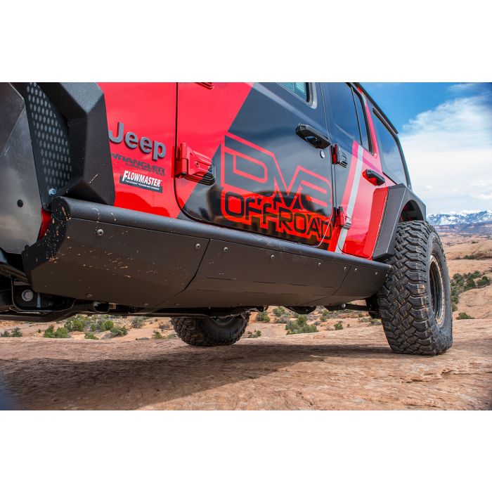 DV8 Offroad SRJL-01 Boatside Sliders for 18-19 Jeep Wrangler JL Unlimited 4-Door