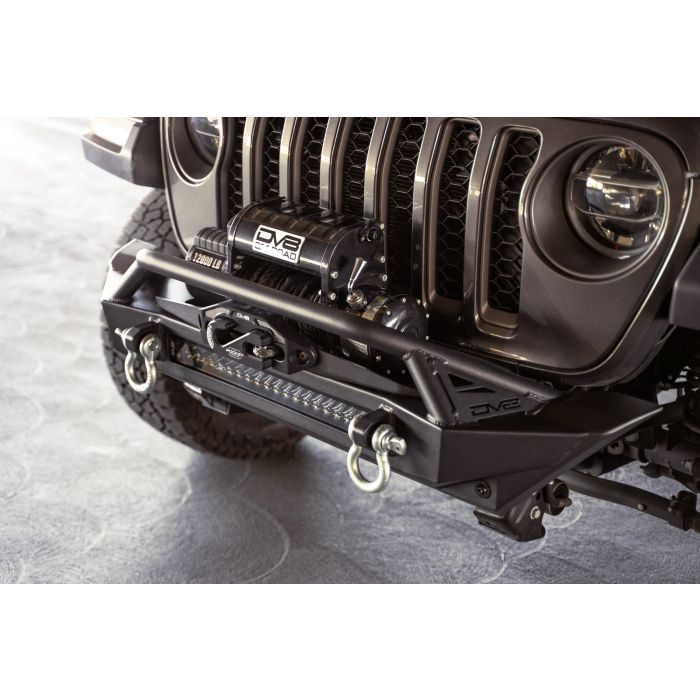 DV8 Offroad FBJL-11 FS-1 Series Front Stubby Bumper for 07-23 Jeep Wrangler JK, JL & Gladiator JT