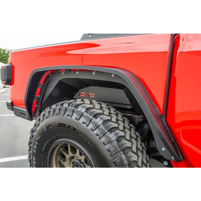 DV8 Offroad INFEND-04RB Rear Inner Aluminum Fenders for 2020 Jeep Gladiator JT