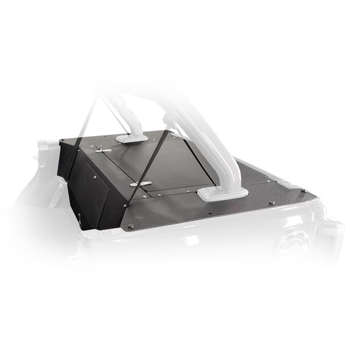 DV8 Offroad JLRS-01 Rear Locking Storage Cover for 18-22 Jeep Wrangler Unlimited JL 4-Door