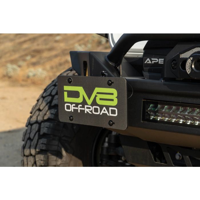 DV8 Offroad LPUN-01 Universal Quick Release D-Ring License Plate Mount 