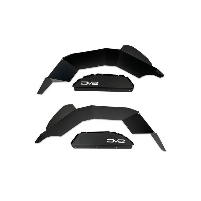 DV8 Offroad INFEND-07RB  Rear Inner Fenders for 20-24 Jeep Gladiator JT 