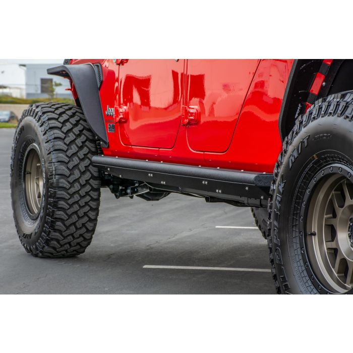 DV8 Offroad SRGL-02 Bolt-on Side Step Sliders for 2020 Jeep Gladiator JT