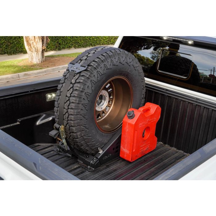 DV8 Offroad UNBM-01 Truck Bed Universal Tire Carrier & Accessory Mount 