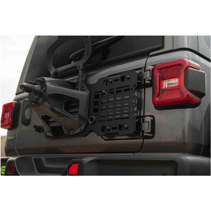 DV8 Offroad TCJL-04 Tailgate Reinforcement MOLLE Panel for 18-25 Jeep Wrangler JL 