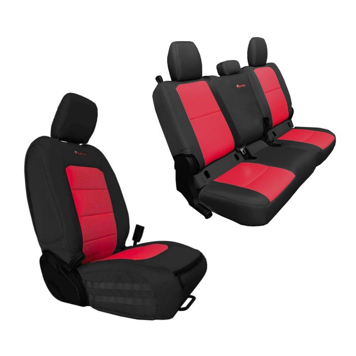 BARTACT 2019-22 JEEEP JT FRONT SEAT COVERS - RED