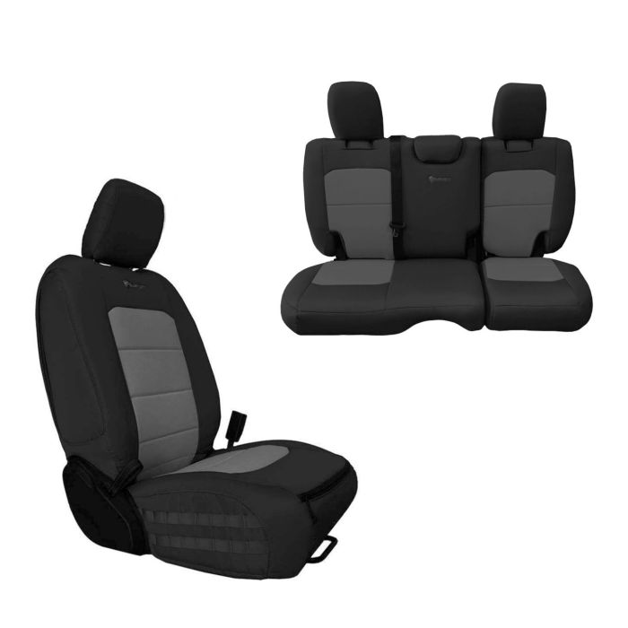 BARTACT 2021 + JEEEP JLU FRONT SEAT COVERS ( MOJAVE OR 392)-GRAPHITE