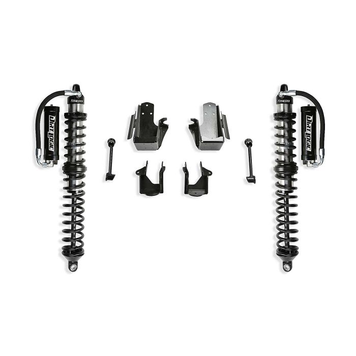 Fabtech  Coilover Conversion with 2.5" Dirt Logic Front Reservoir Shocks for 20-22 Jeep Wrangler JL & Gladiator JT - Diesel