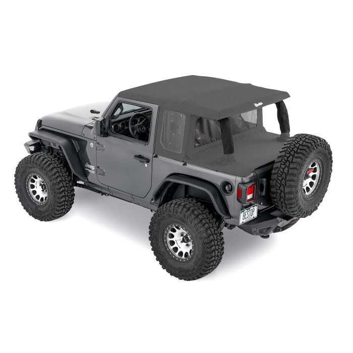 Halftop Conversion Kit - '18-22 Wrangler JL 2-Door (Black Diamond)